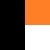 Black/Orange/White
