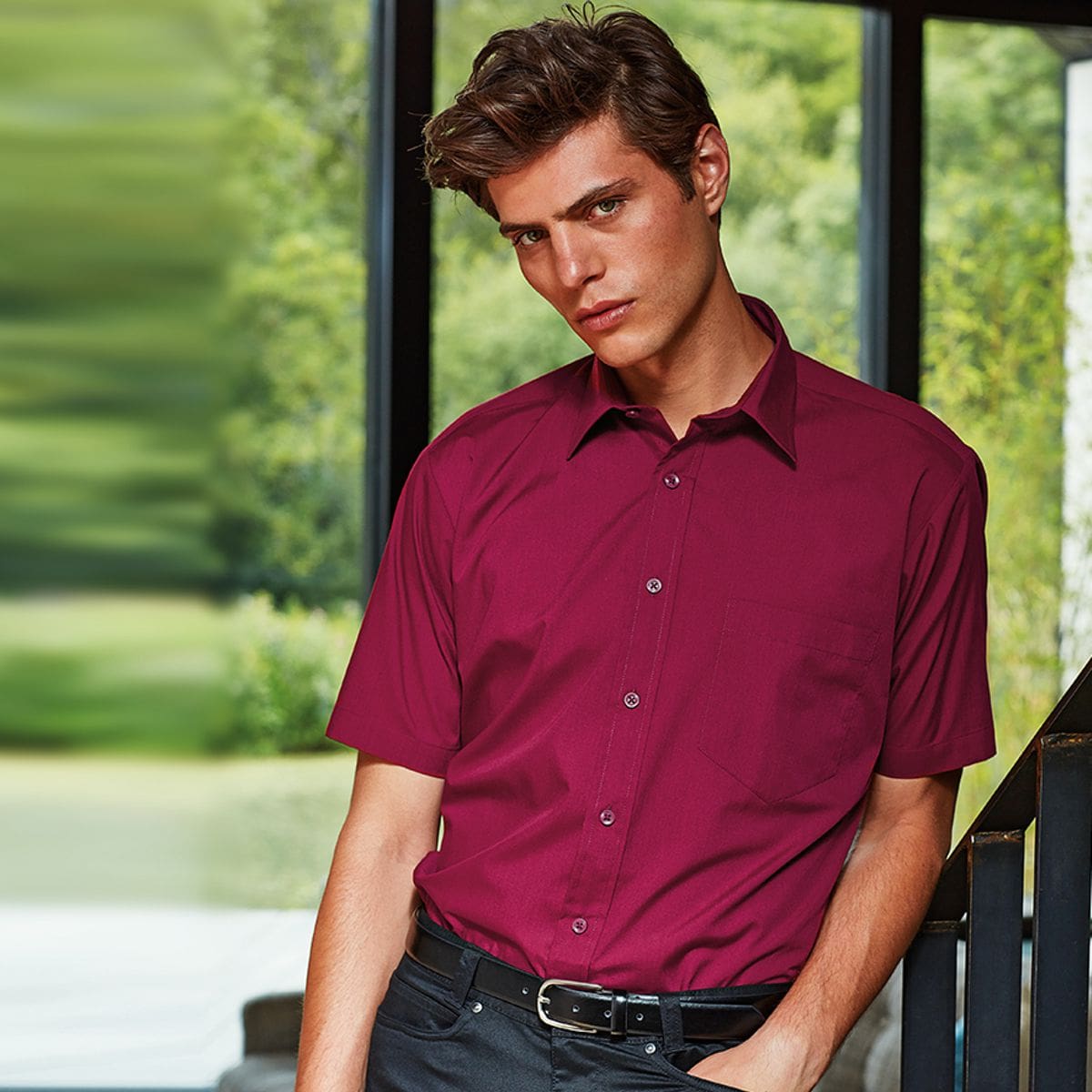Premier Short Sleeve Poplin Shirt