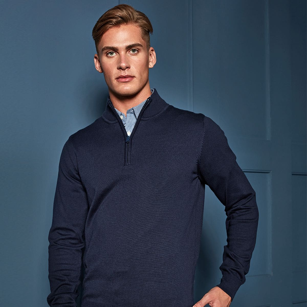 Premier Zip Neck Jumper