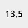 13.5"