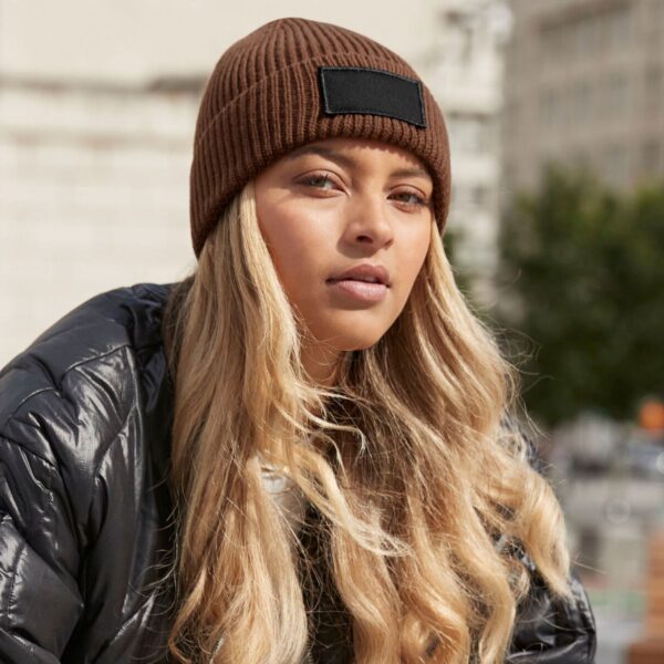 Beechfield Fashion Patch Beanie